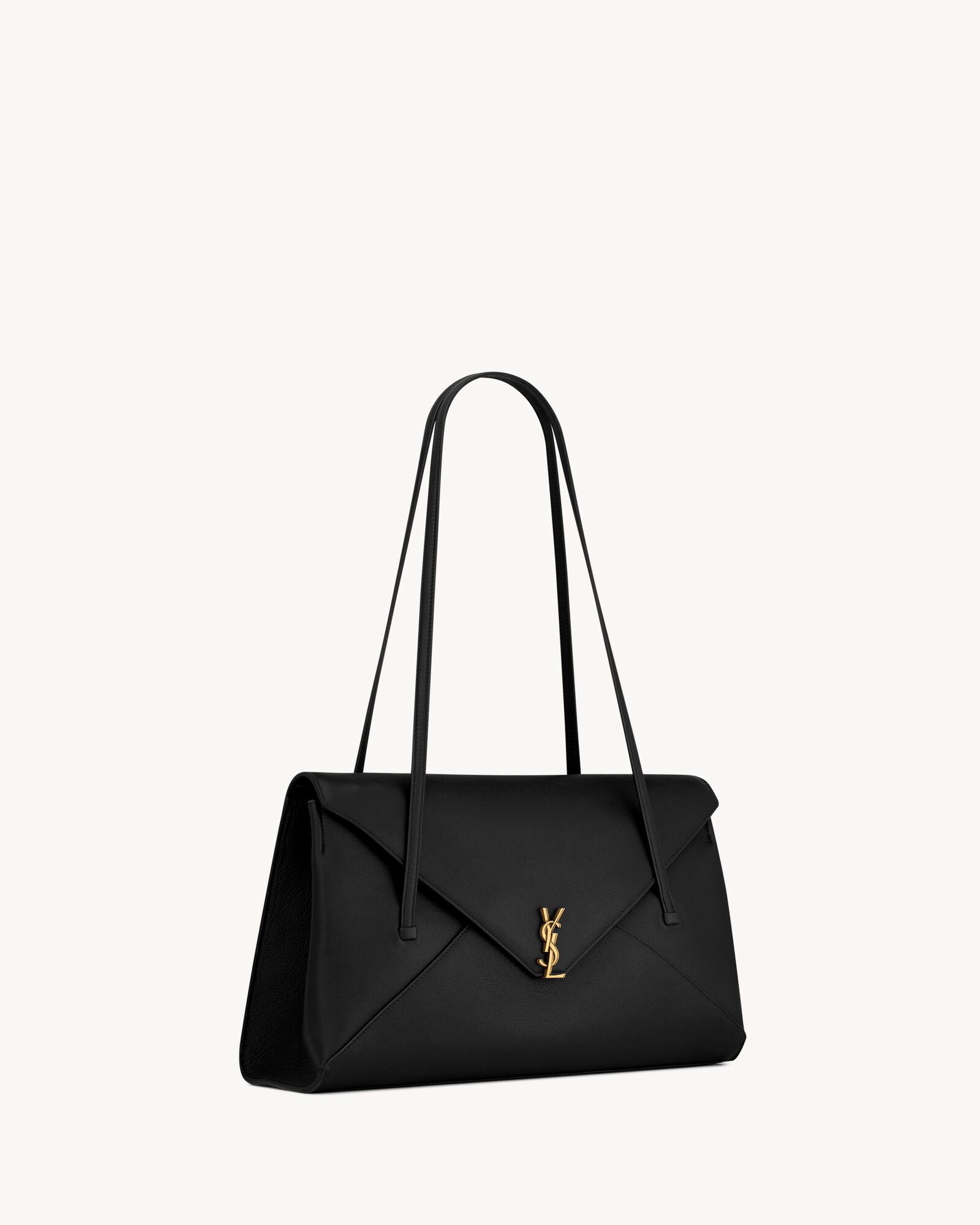 SIMONE中号柔软皮革手袋