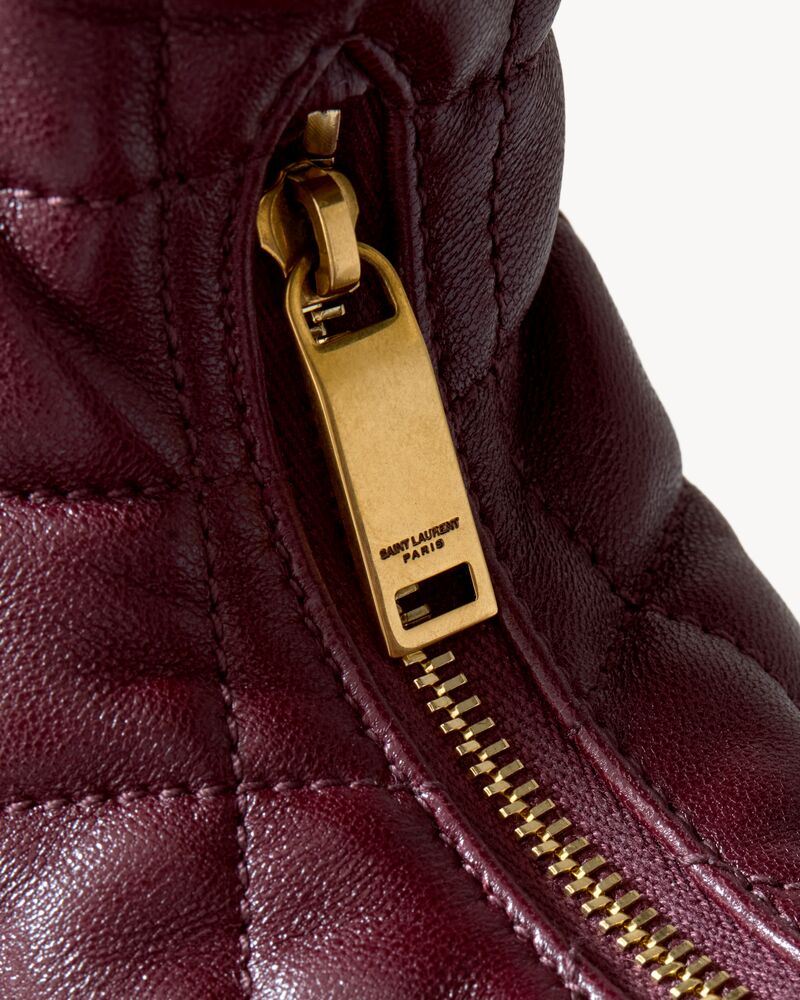 ICARINO绗缝纳帕皮革迷你手袋