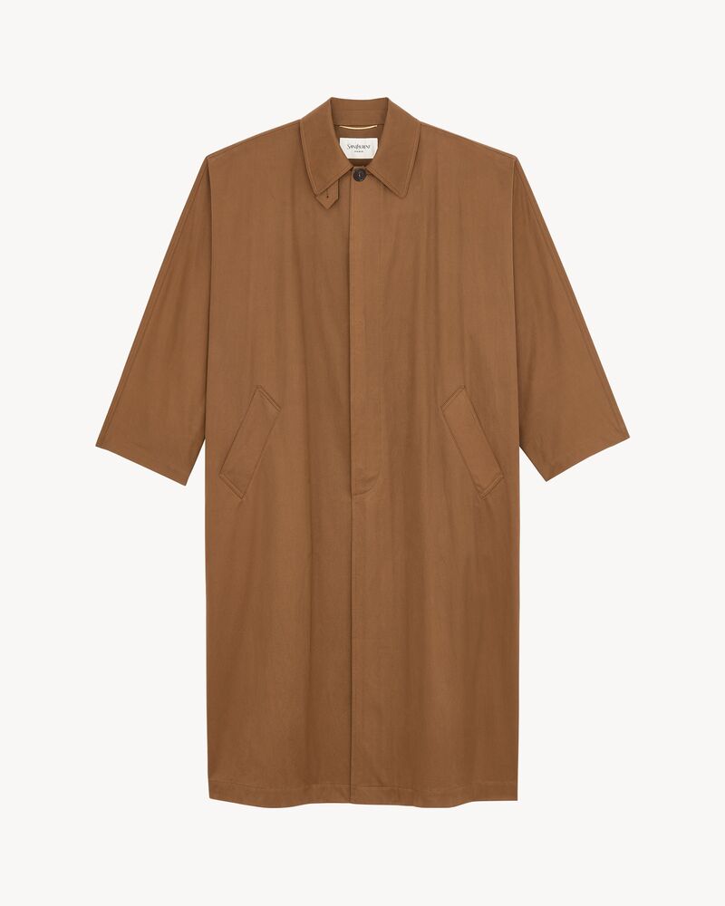 拒水棉和桑蚕丝风衣