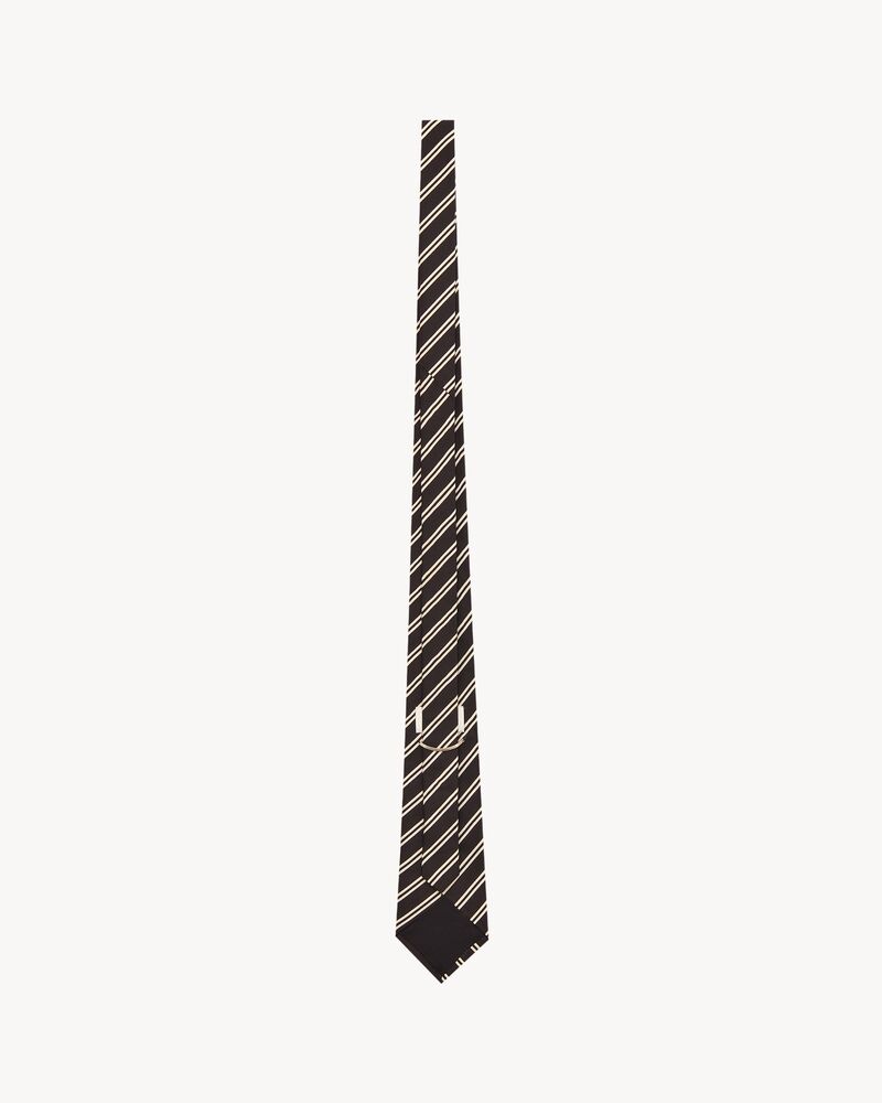 桑蚕丝提花条纹领带