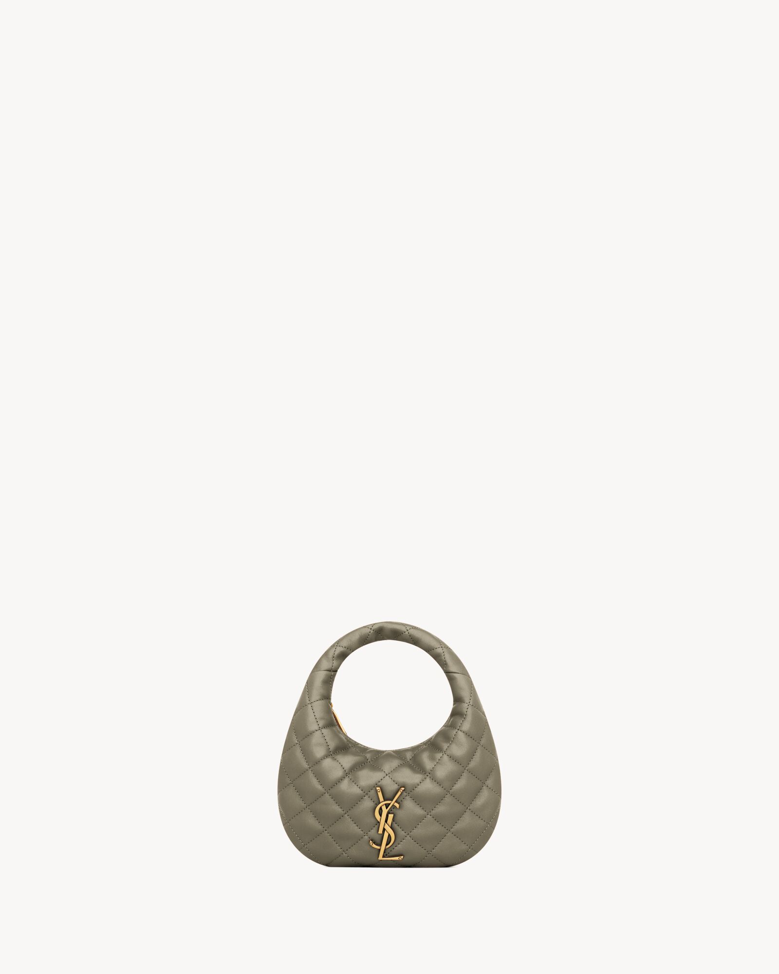 ICARINO绗缝纳帕皮革迷你手袋