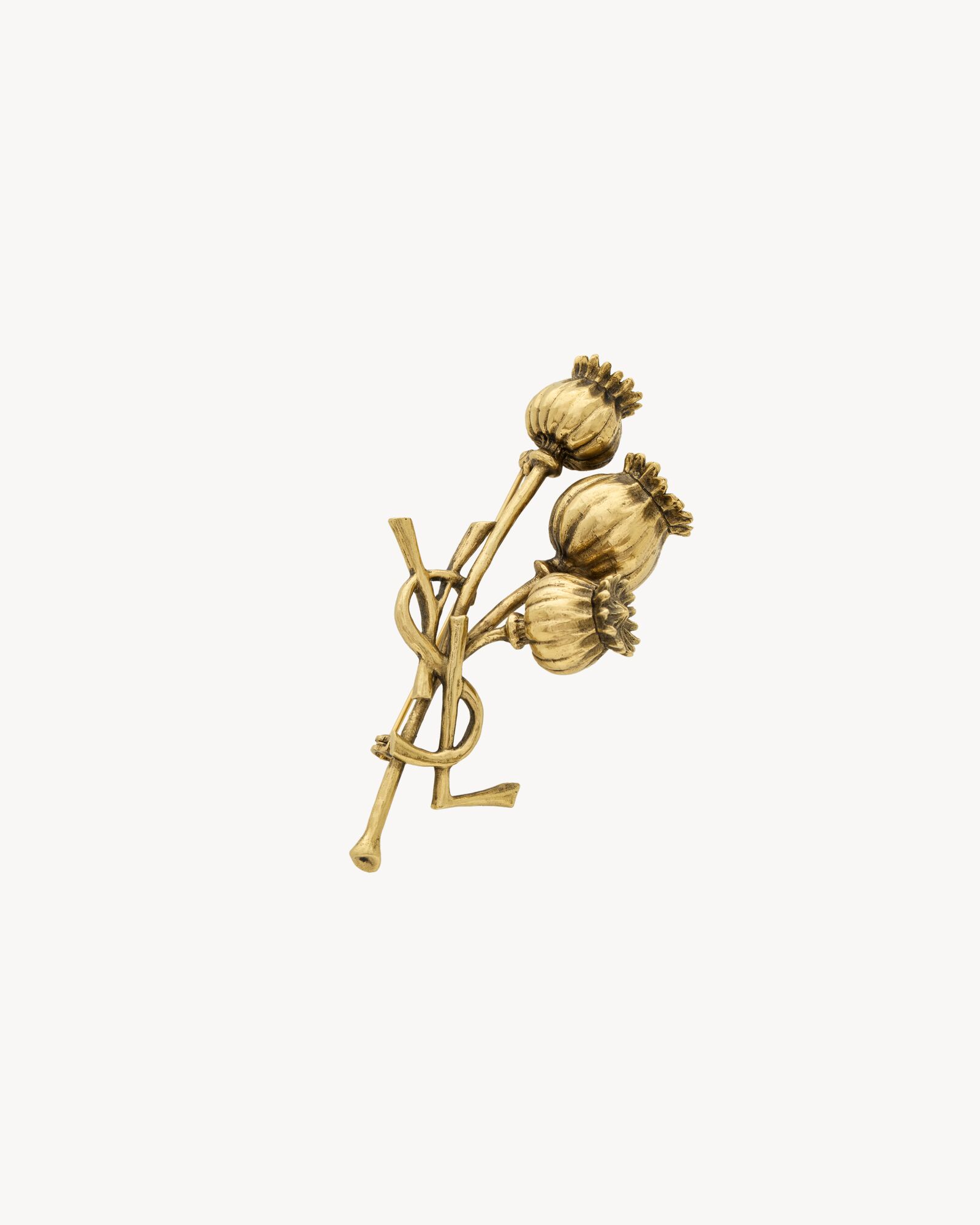 LE CASSANDRE金属虞美人胸针