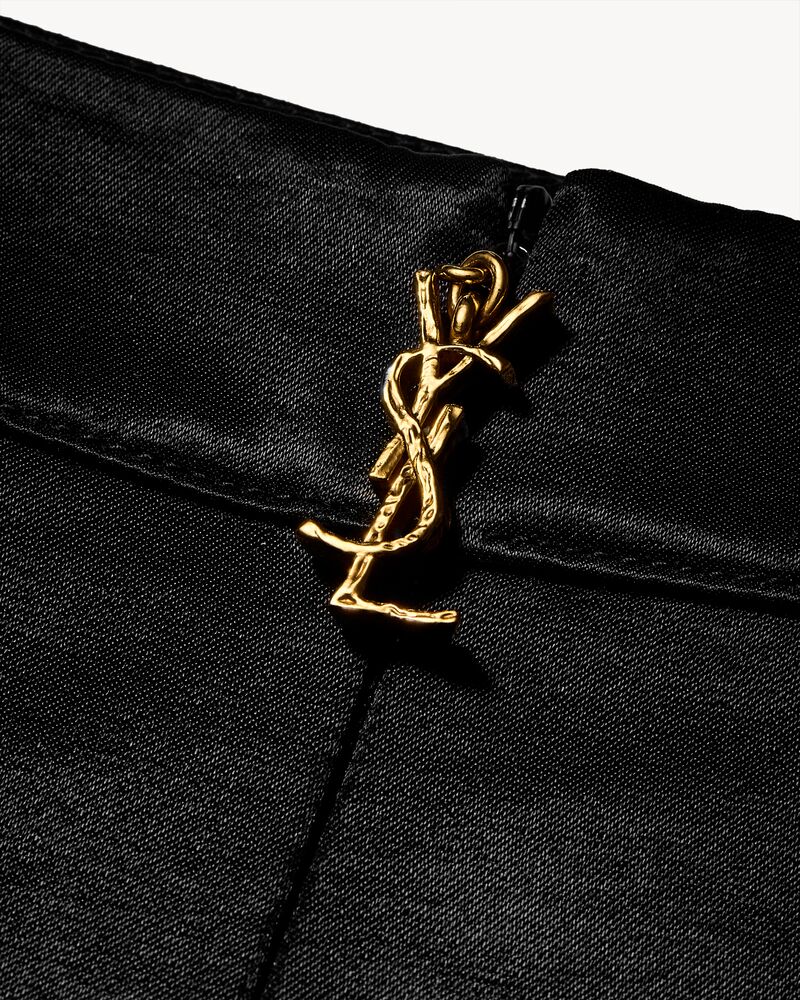 LE CASSANDRE缎面铅笔裙