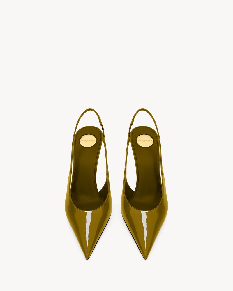 GUERMANTES漆皮露跟高跟鞋