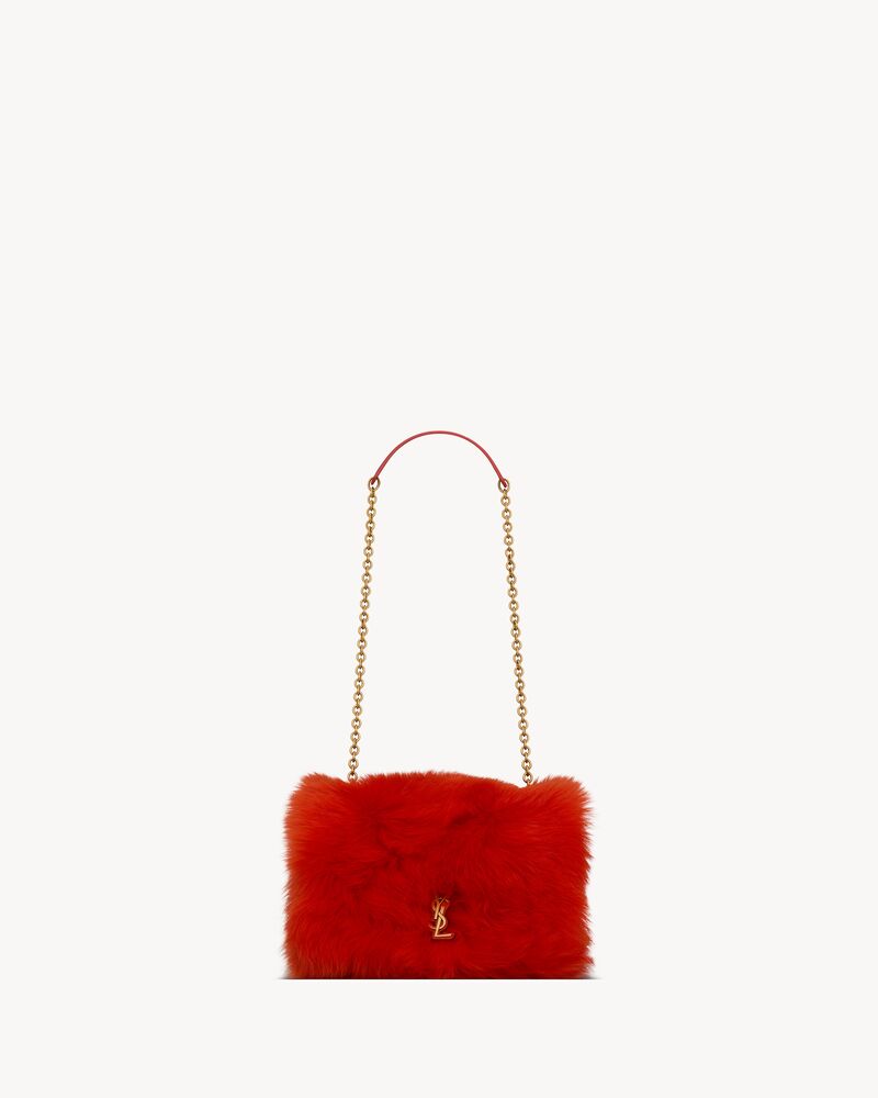 SAINT LAURENT圣罗兰中国官方网站 JAMIE 4.3迷你羊毛皮手袋