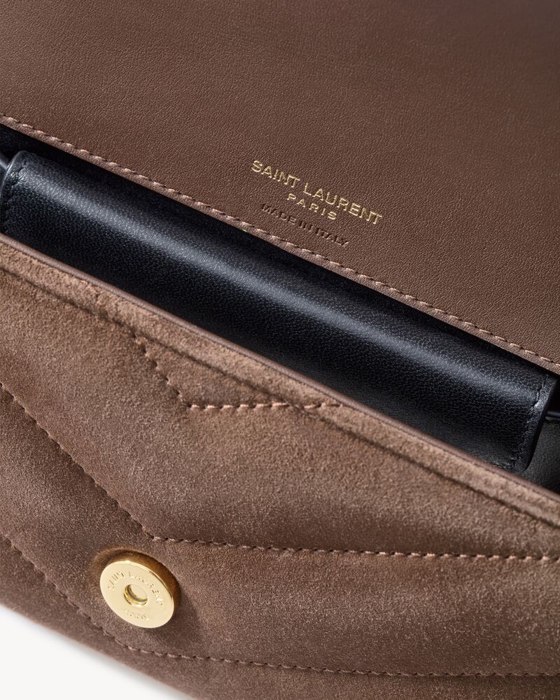 LOULOU迷你绒面革手袋