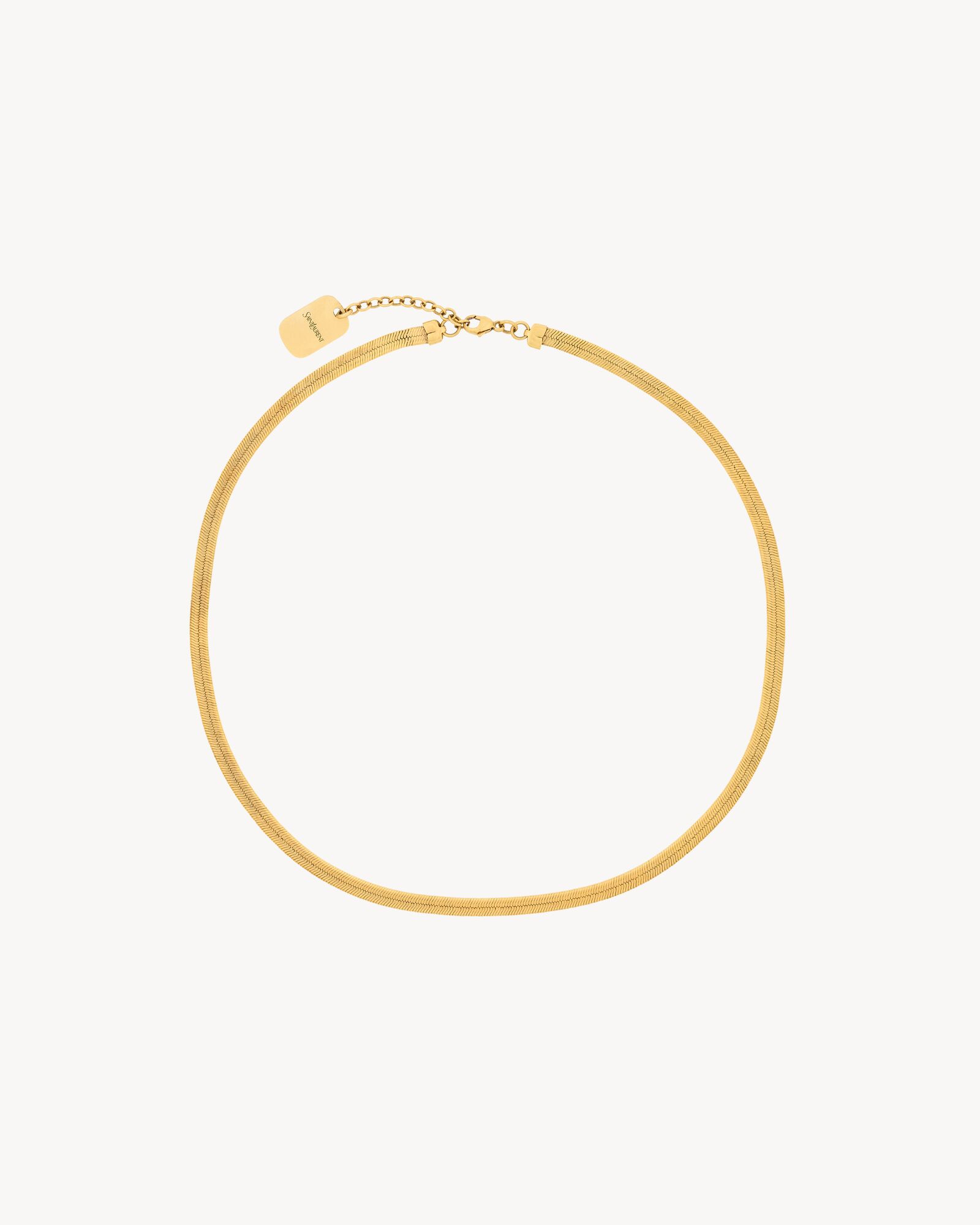 短款金属项链