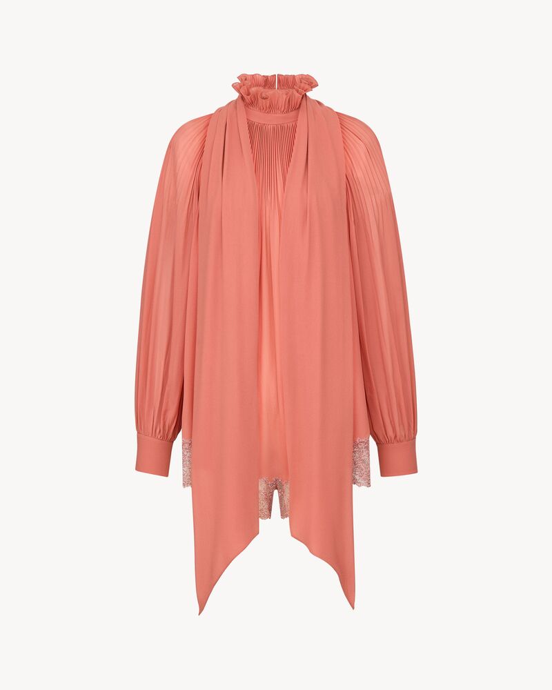 塔夫绸花结连衫裤