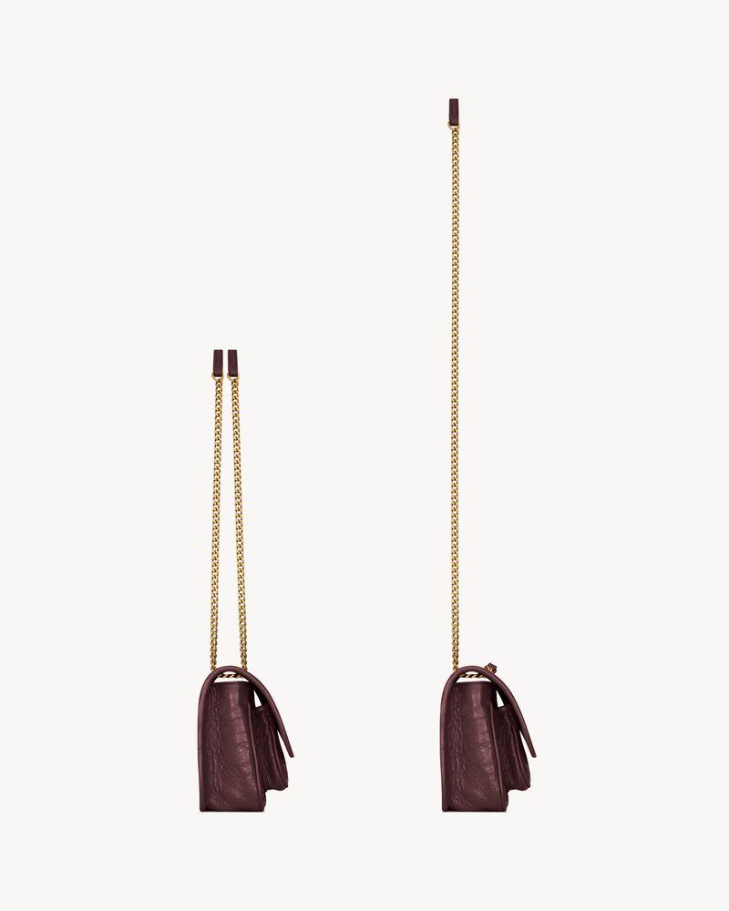 NIKI迷你复古皮革手袋