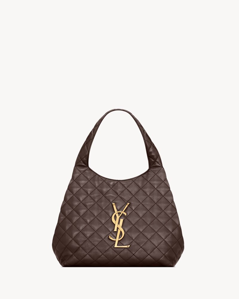 ICARE中号绗缝羊皮革手袋