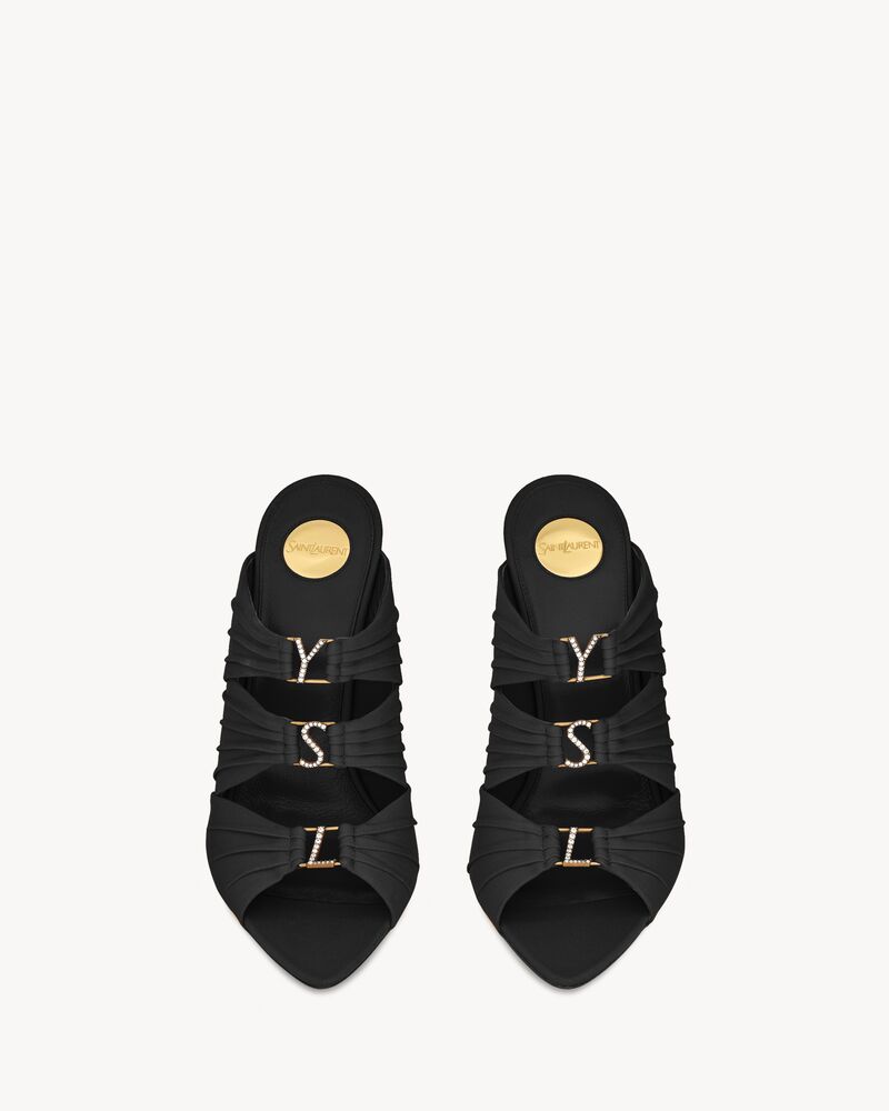 EMILIE绉缎穆勒鞋