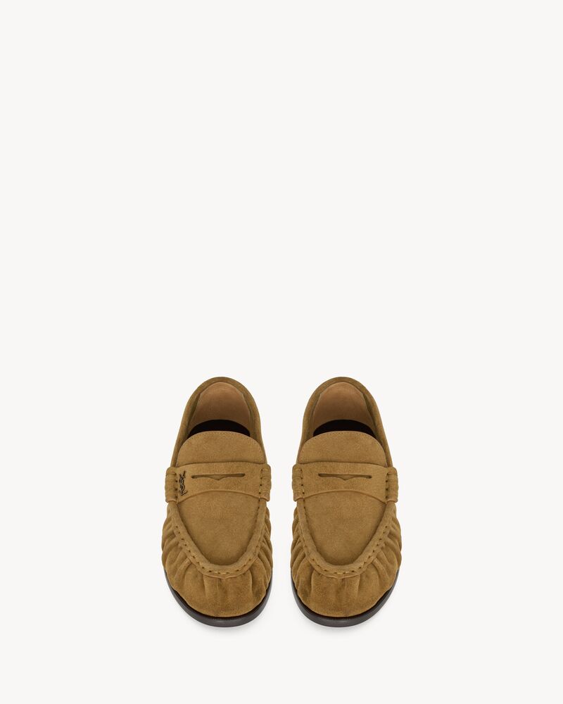 SAINT LAURENT圣罗兰中国官方网站 LE LOAFER SUPPLE绒面革乐福鞋