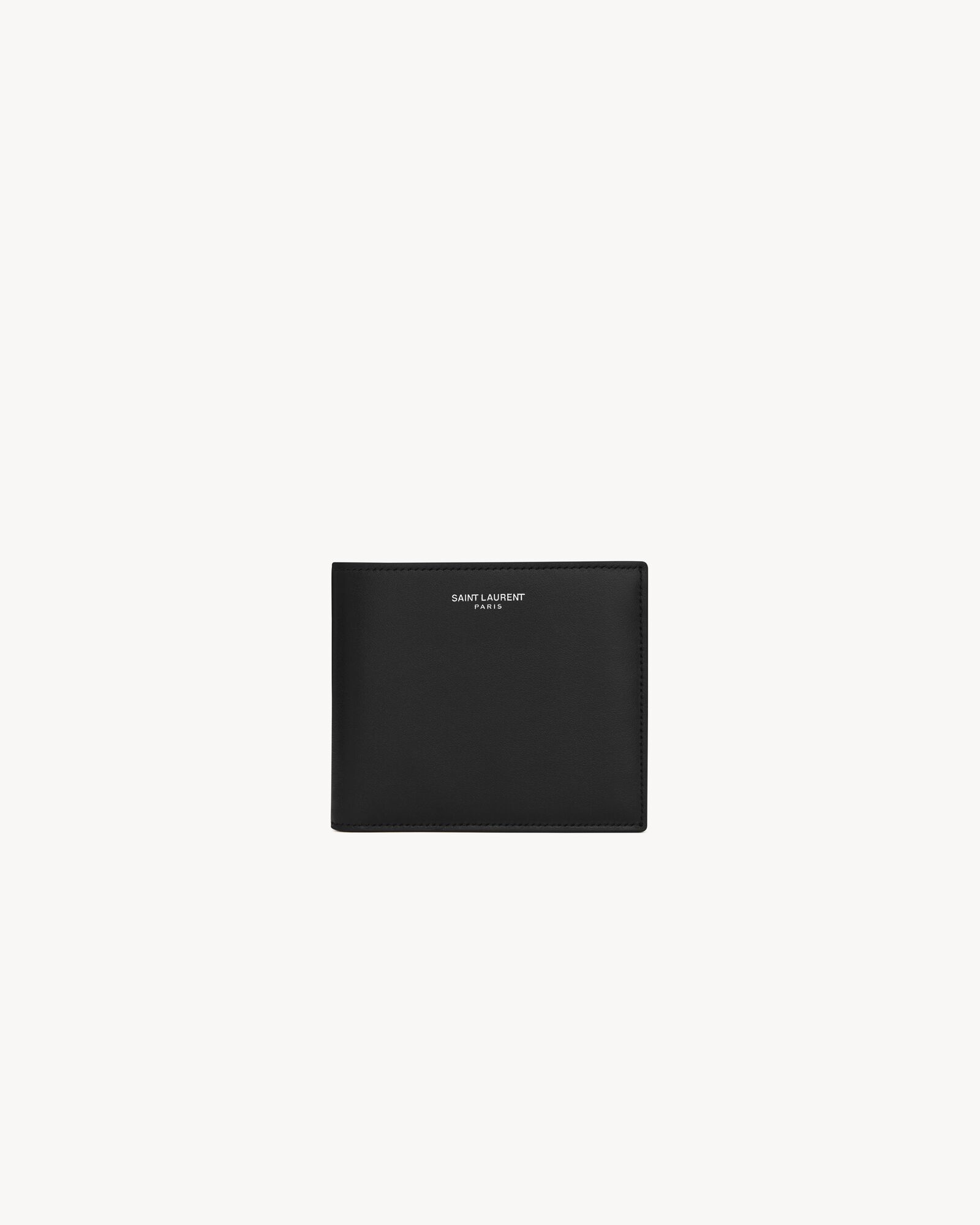 SAINT LAURENT PARIS 黑色真皮钱包