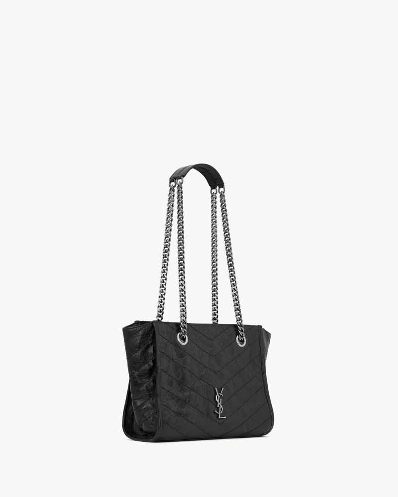 NIKI小号复古皮革购物袋