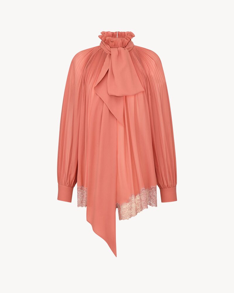 塔夫绸花结连衫裤