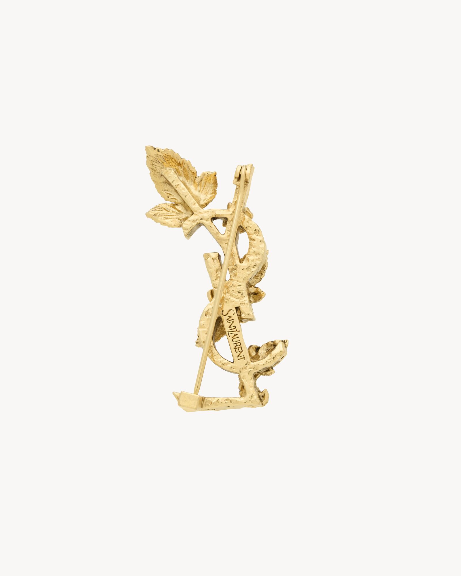 古旧金色LE CASSANDRE金属绣球花胸针