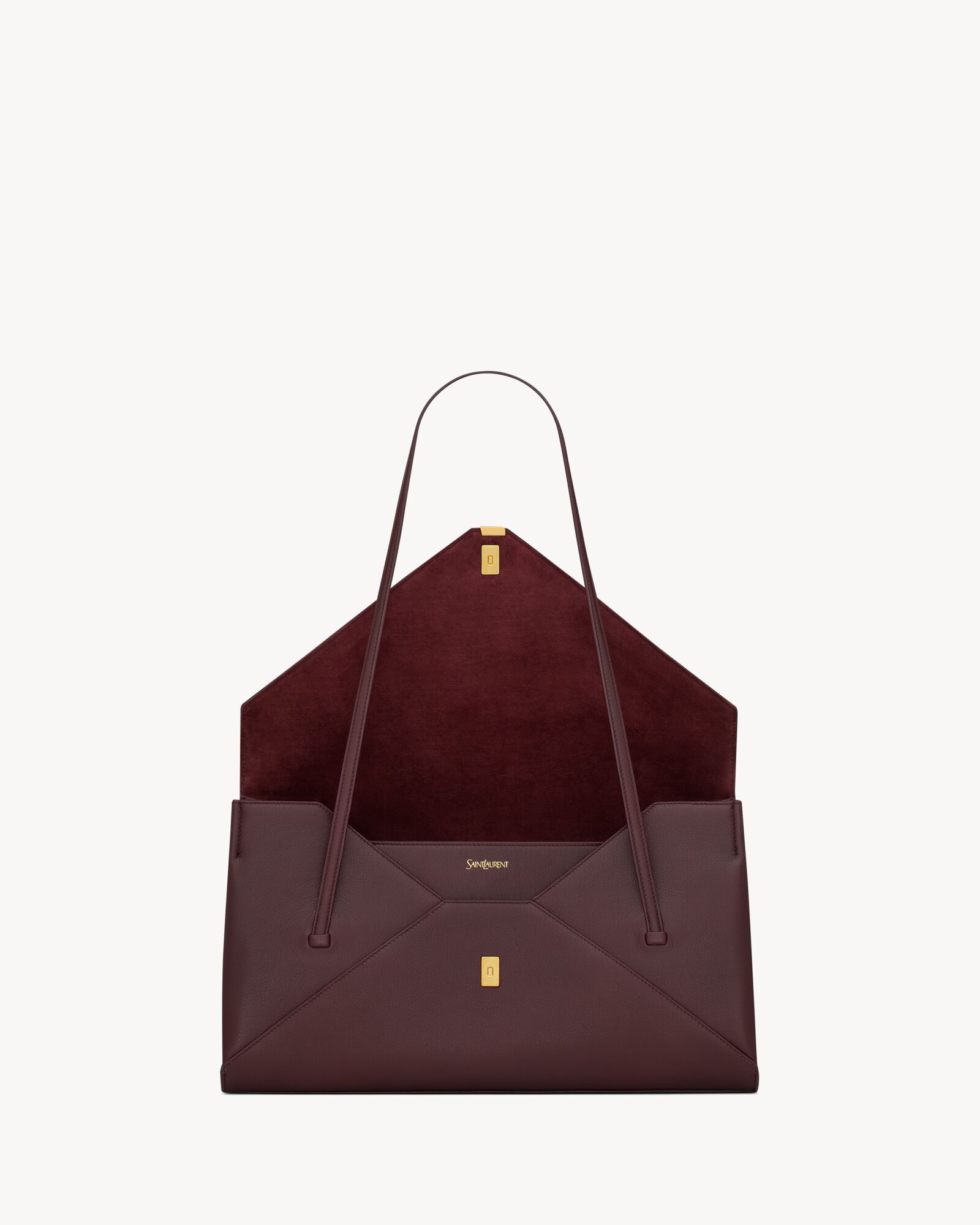 SIMONE中号柔软皮革手袋