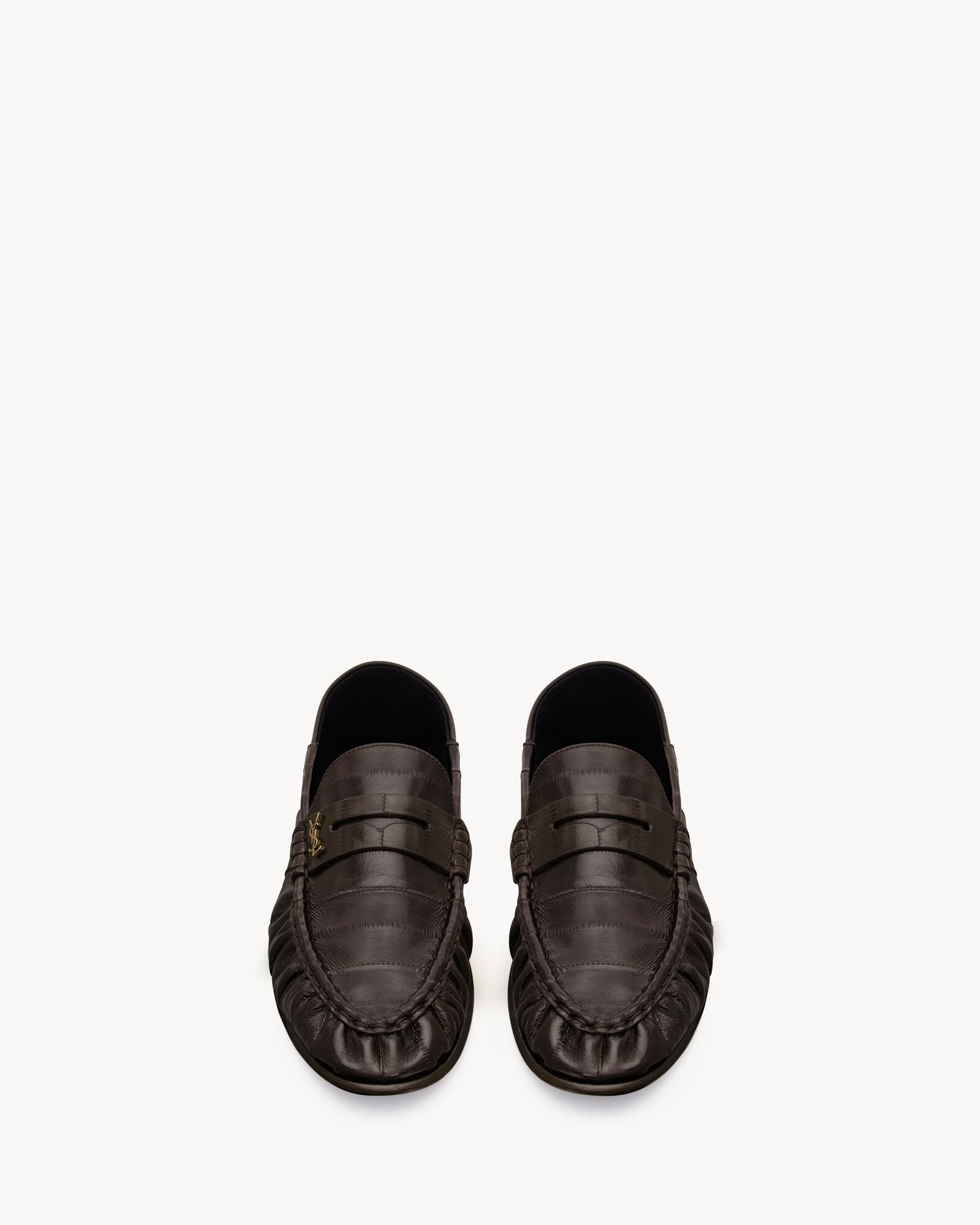 LE LOAFER可折叠鳗鱼皮革乐福鞋