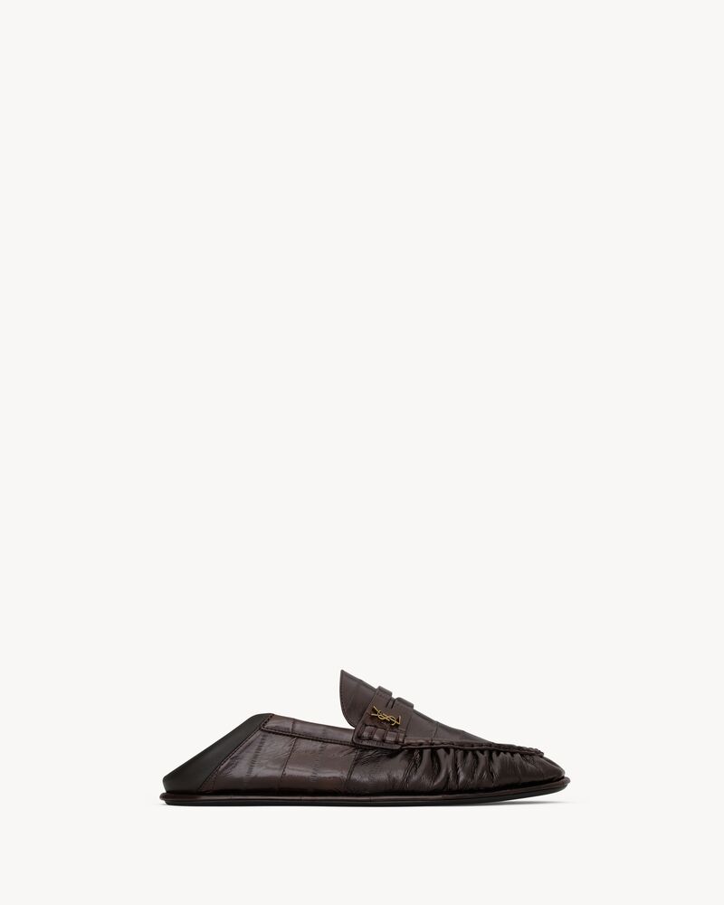LE LOAFER可折叠鳗鱼皮乐福鞋