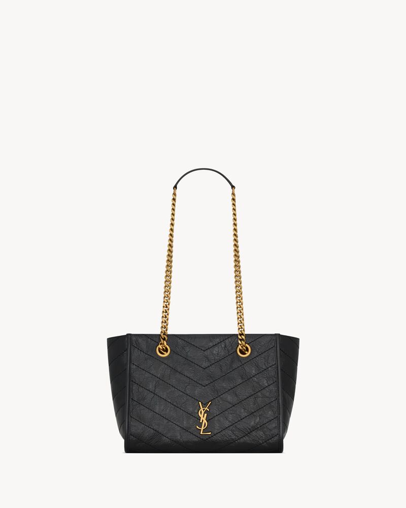 NIKI小号复古皮革购物袋