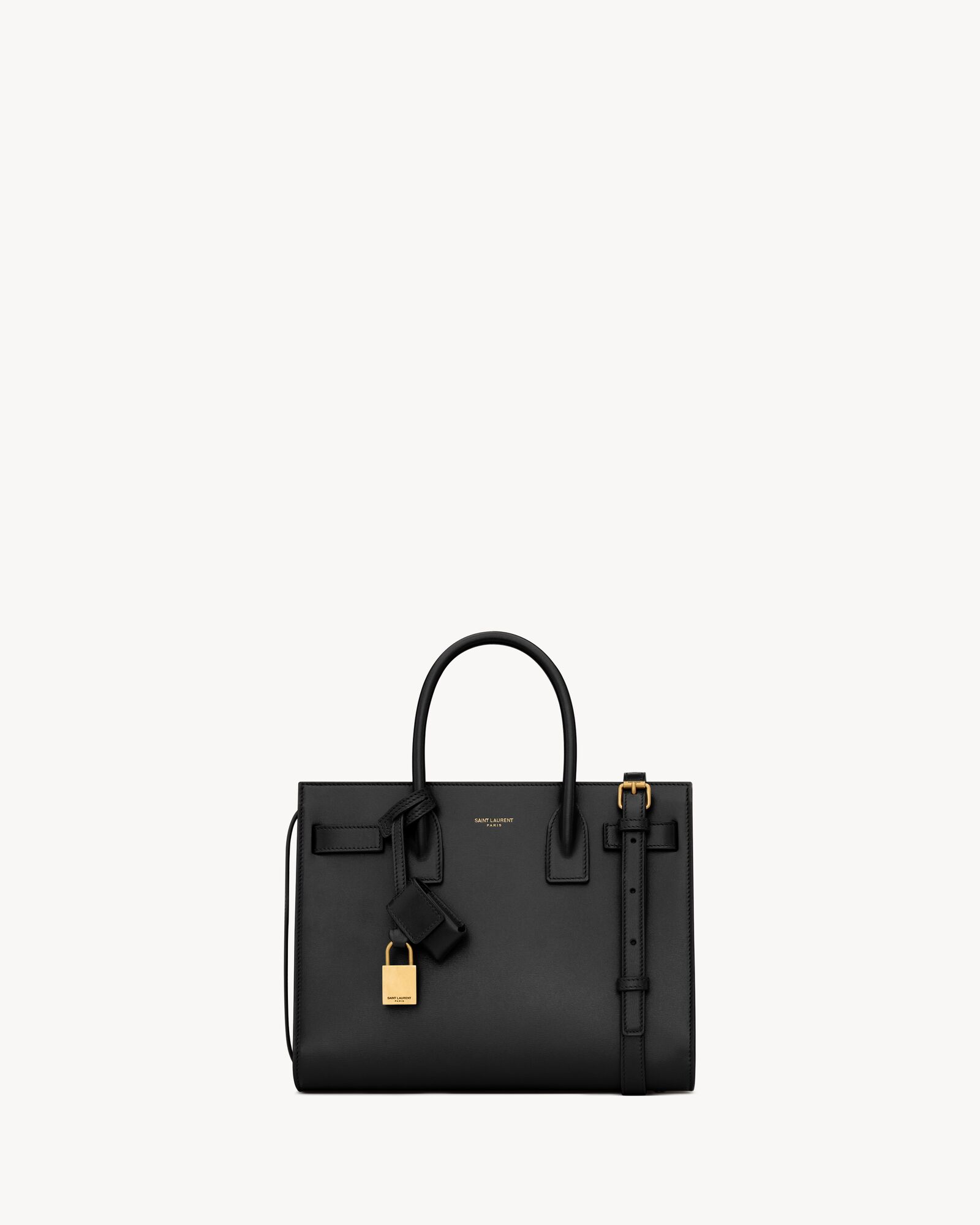 SAC DE JOUR BABY光滑皮革手袋