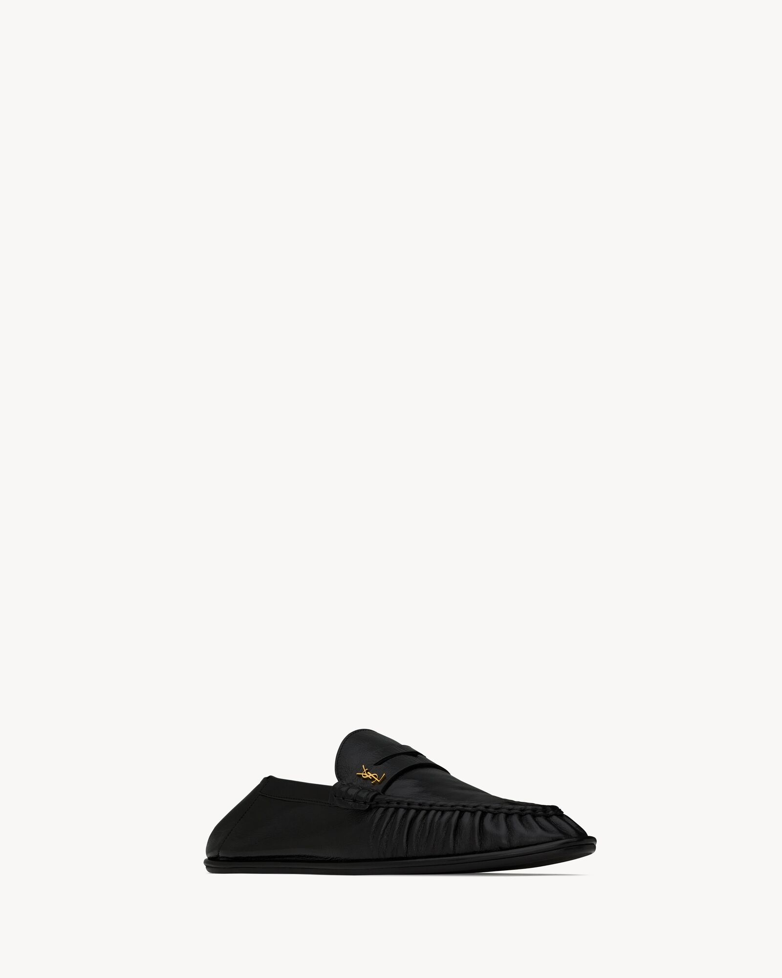 LE LOAFER可折叠光滑皮革乐福鞋