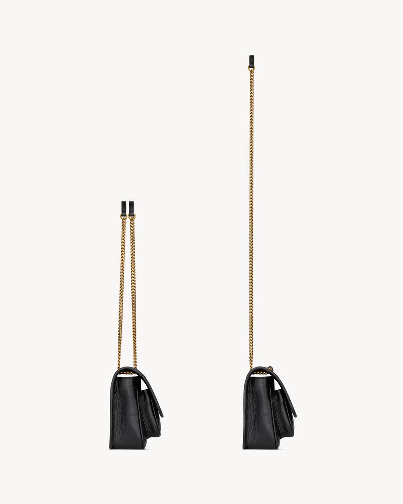 NIKI迷你复古皮革手袋