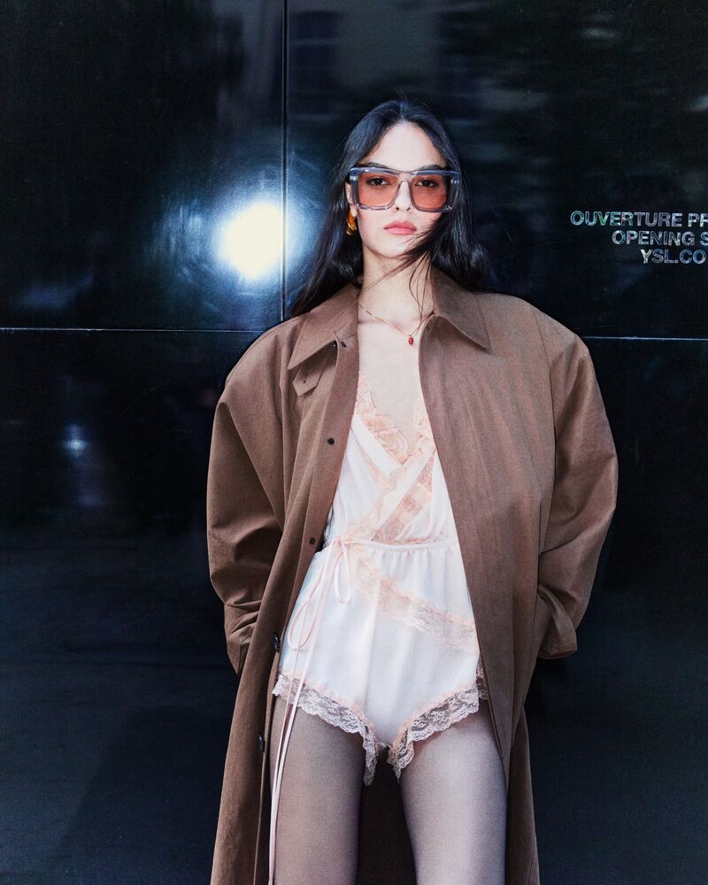 桑蚕丝平纹绉缎蕾丝连衫裤