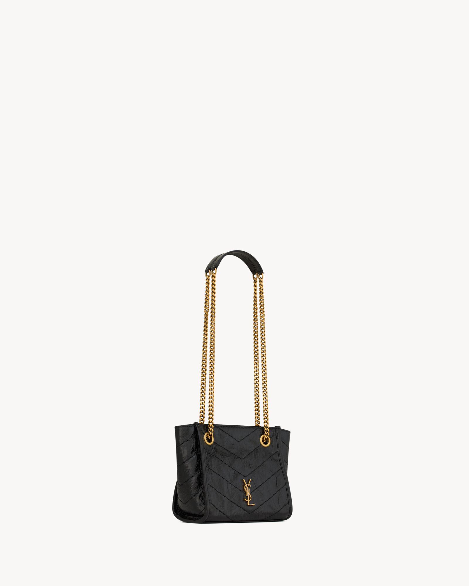 NIKI迷你复古皮革购物袋