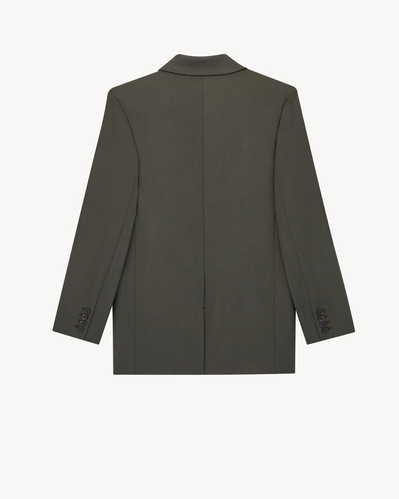 羊毛华达呢夹克