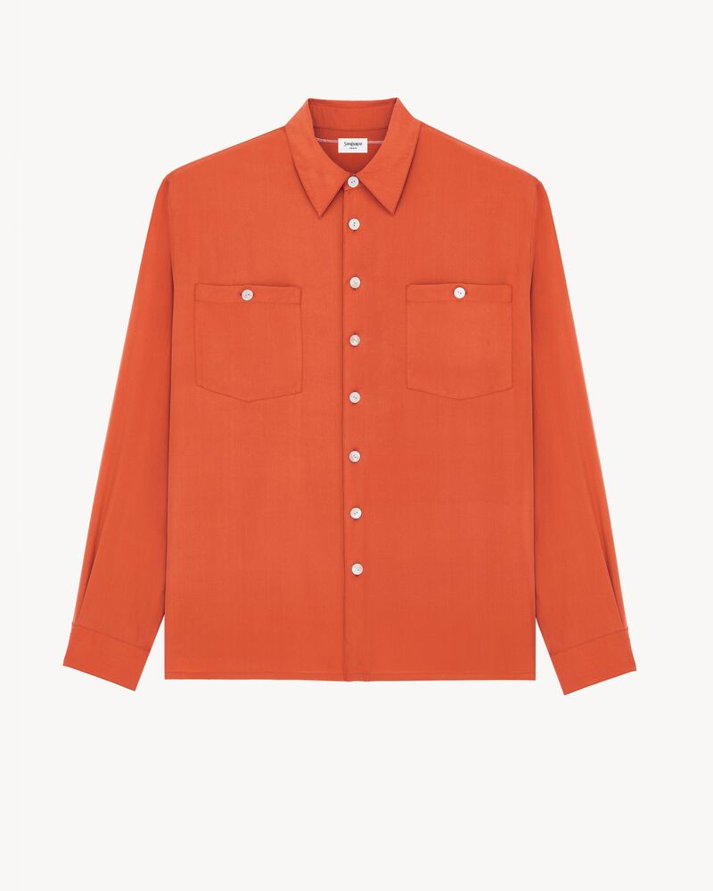 桑蚕丝软绸睡衣式上衣