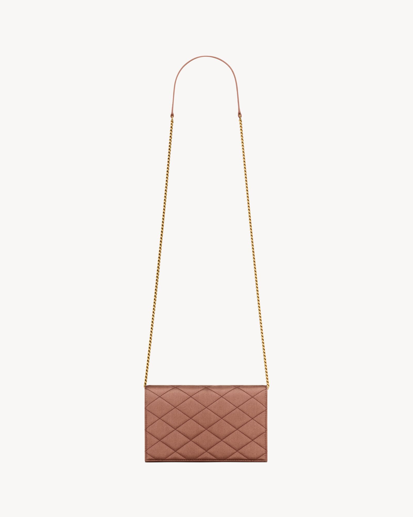 PARIS缎面链条钱包