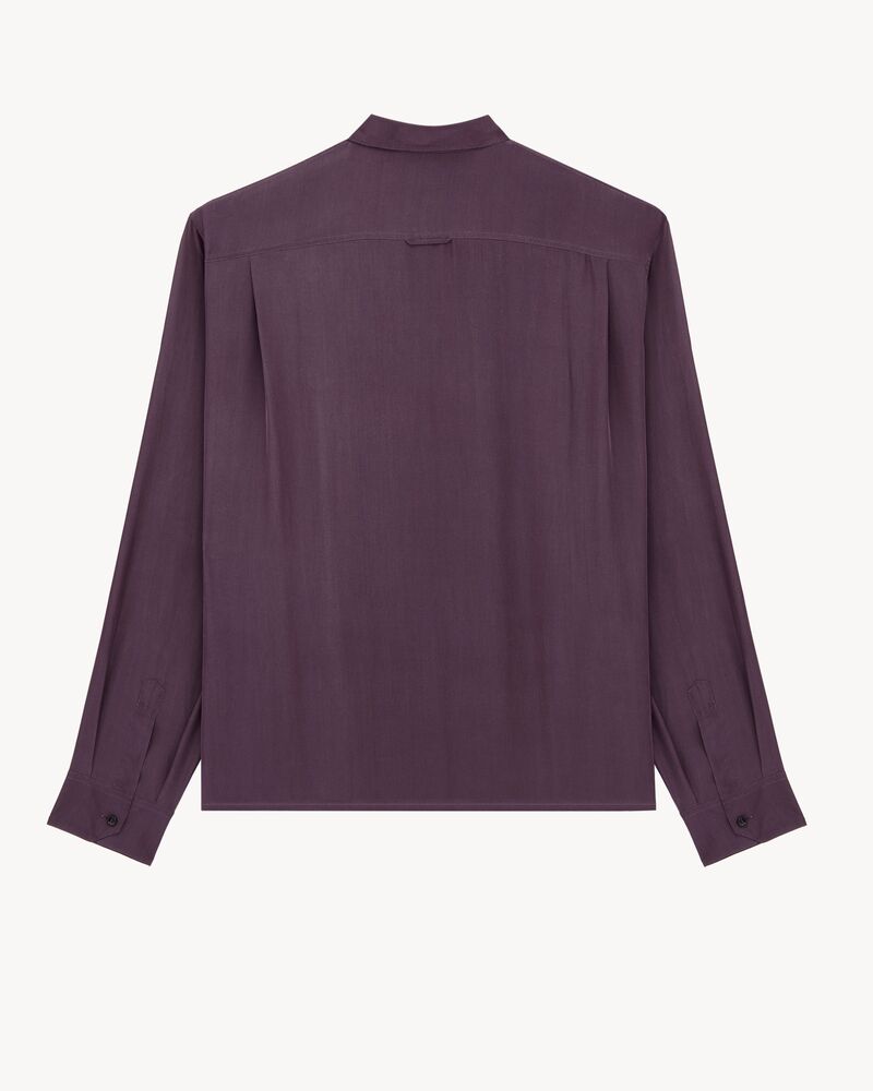 粘胶纤维和桑蚕丝衬衫