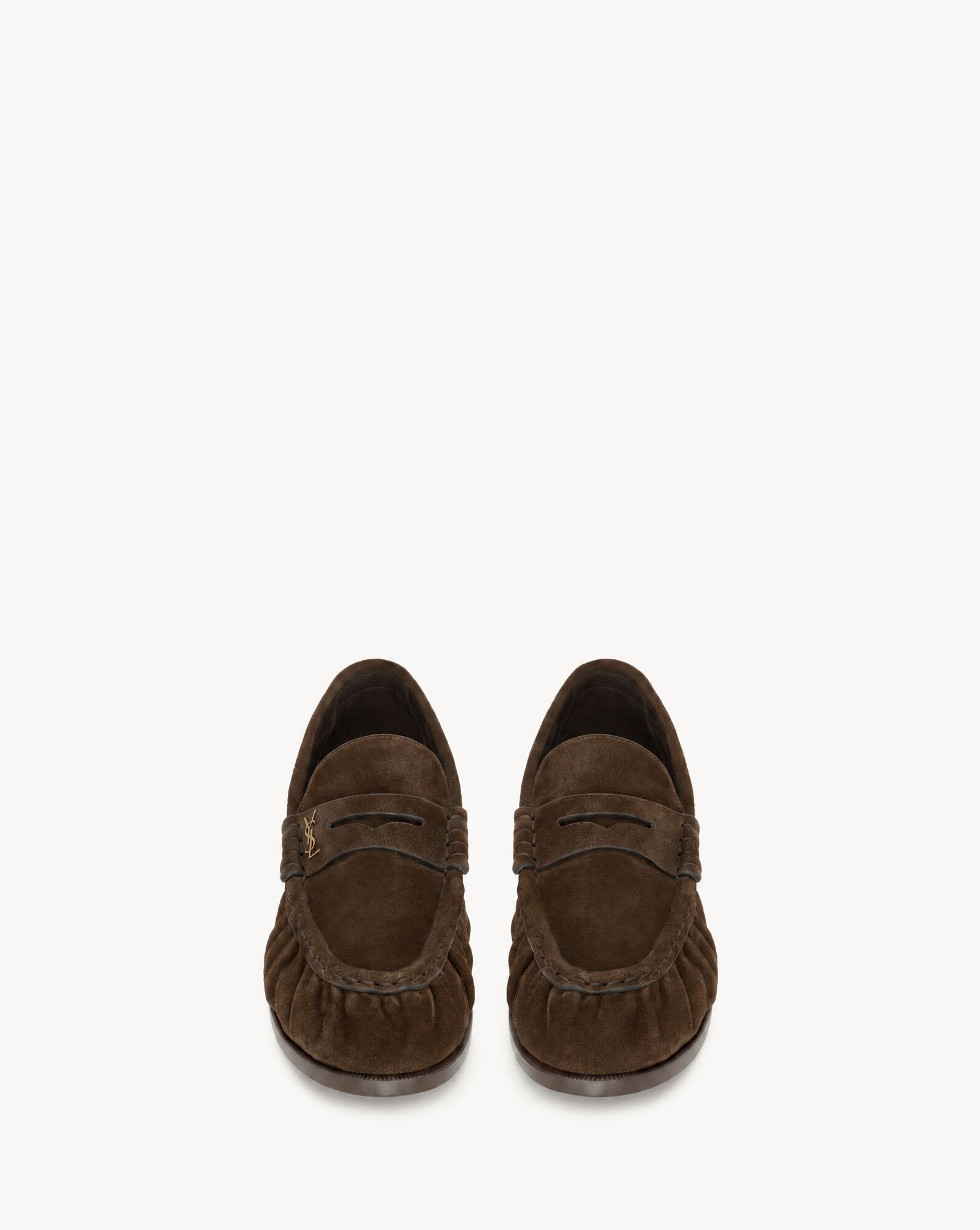 米奇灰LE LOAFER柔软绒面革乐福鞋
