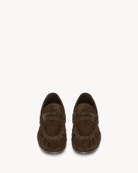 米奇灰LE LOAFER柔软绒面革乐福鞋