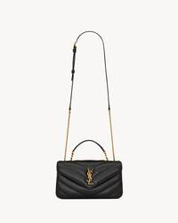 LOULOU绗缝羊皮革手提包