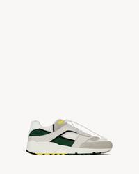 BUMP光滑皮革和绒面革运动鞋