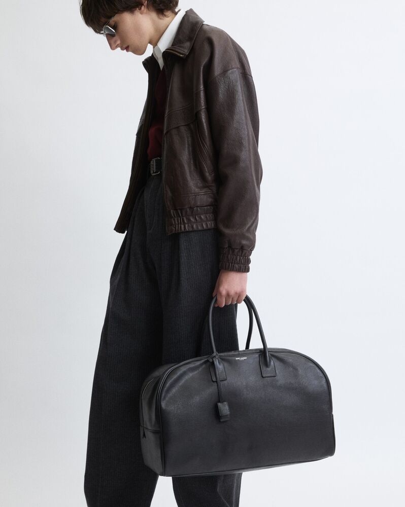 Saint Laurent泡泡羊皮革飞行员夹克