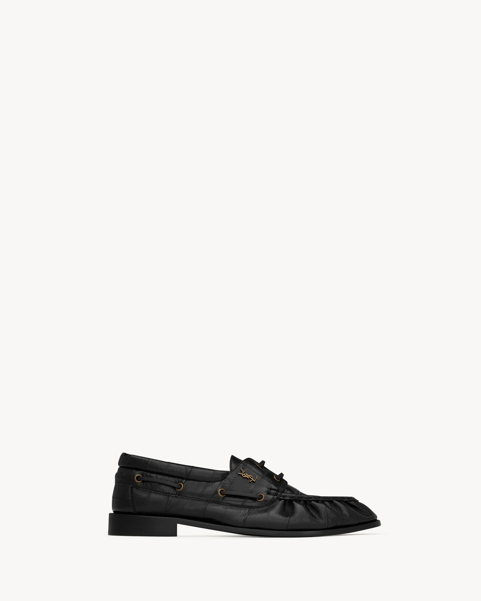 LE LOAFER BATEAU鳗鱼皮革船鞋
