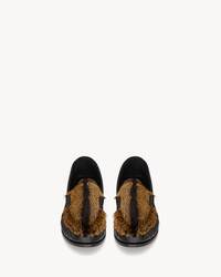 LE LOAFER柔软光滑皮革和马毛皮革乐福鞋