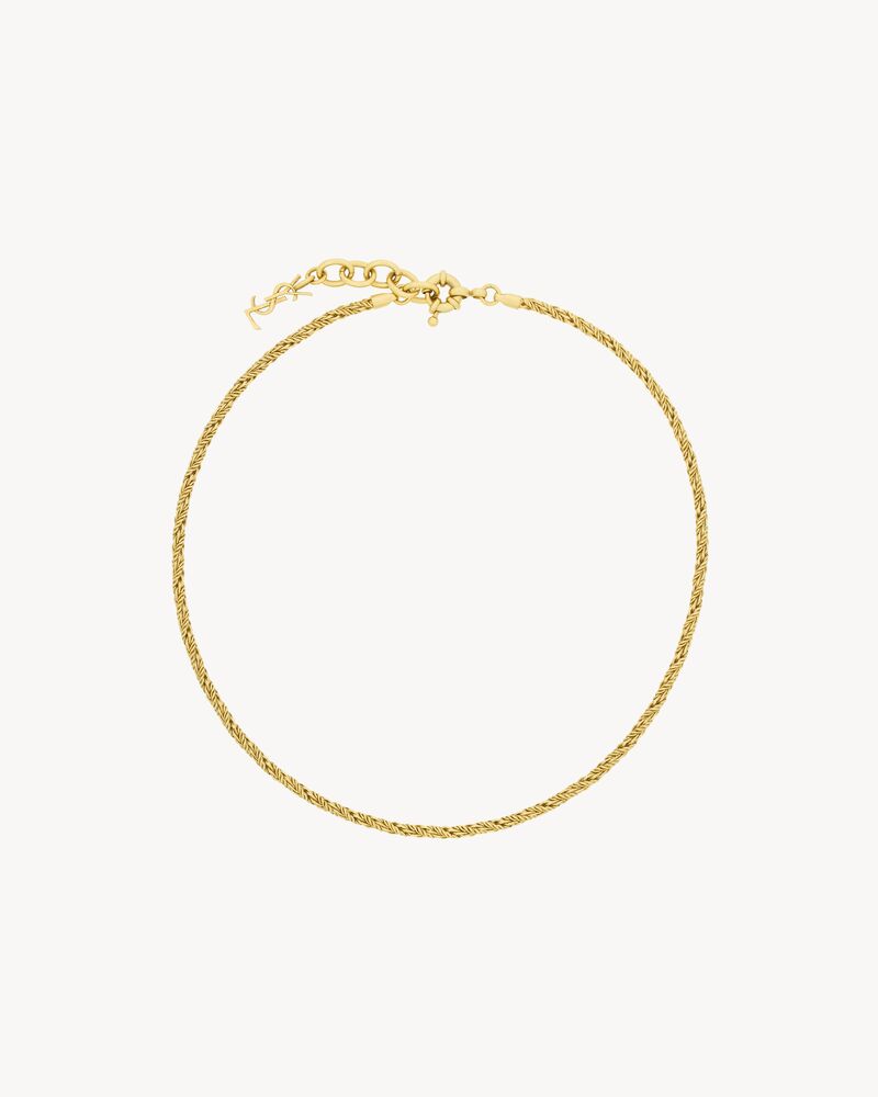 短款金属链式项链