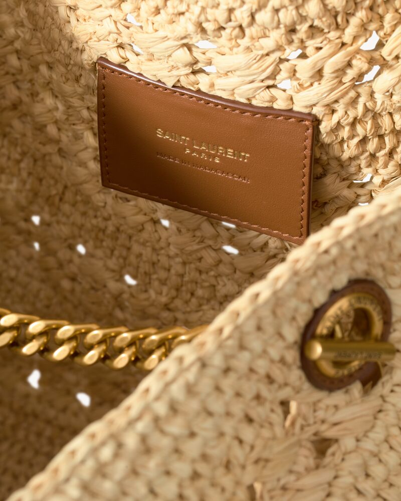 ICARE拉菲草中号手袋