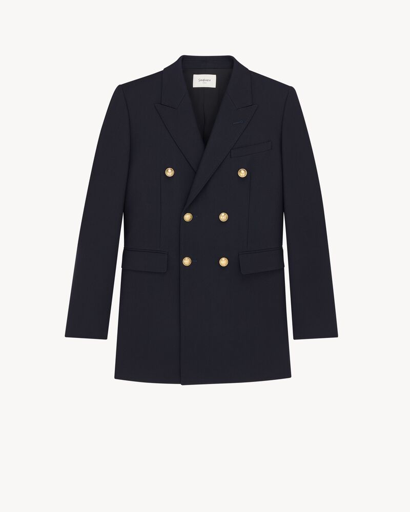 羊毛华达呢夹克