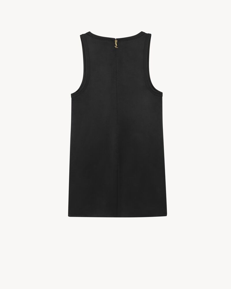 LE CASSANDRE缎面直筒连衣裙