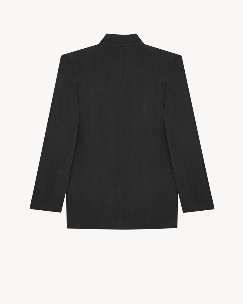 桑蚕丝软绸夹克