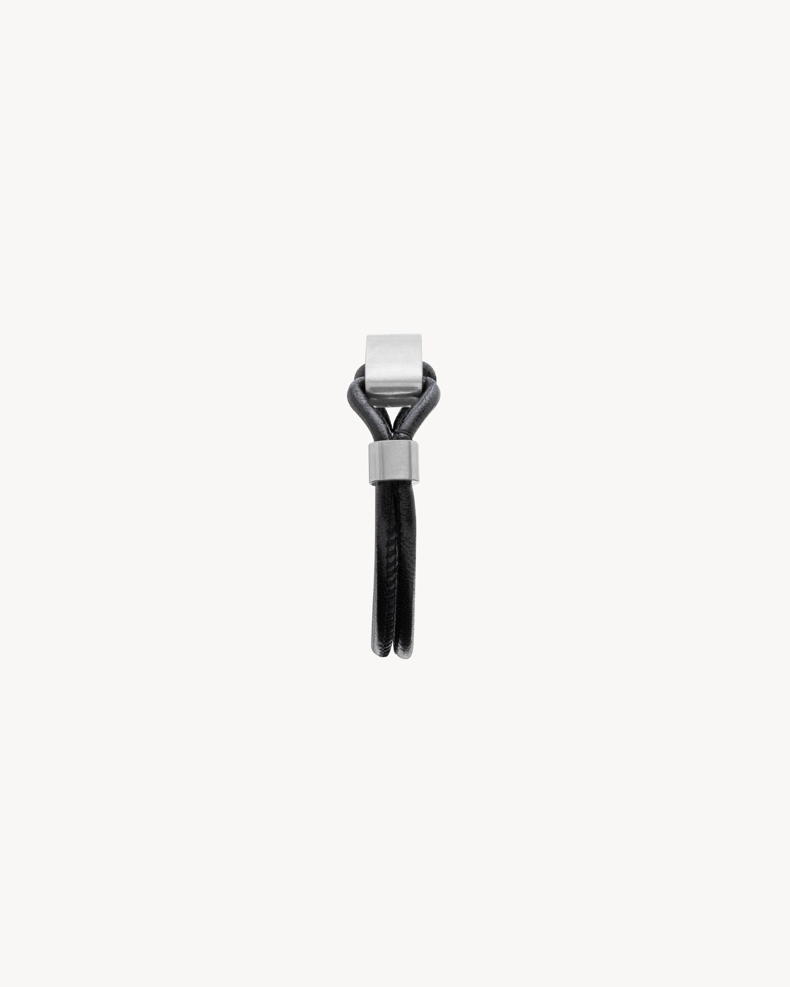 皮革和金属SAINT LAURENT ID手链