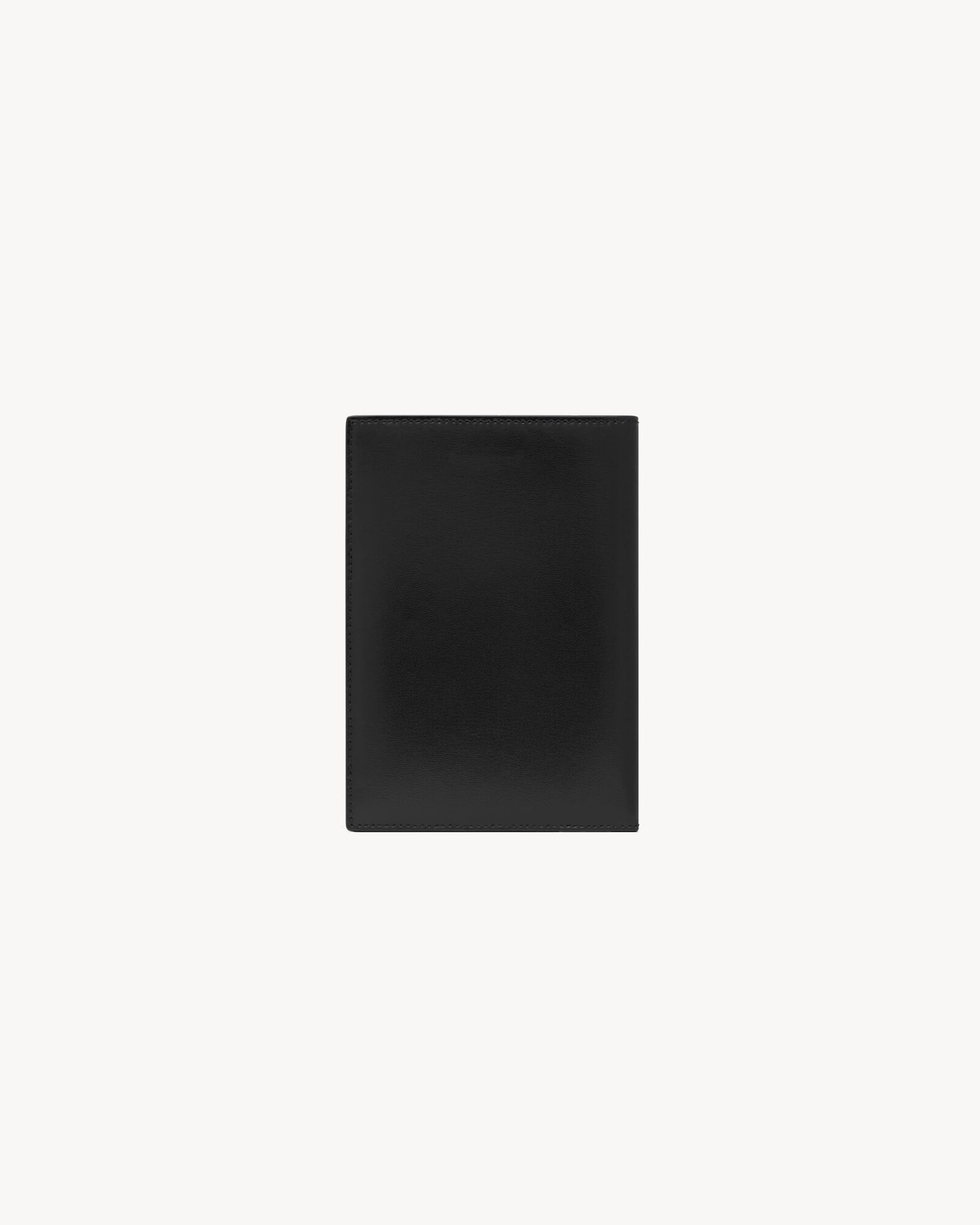 SAINT LAURENT PARIS漆面皮革护照套