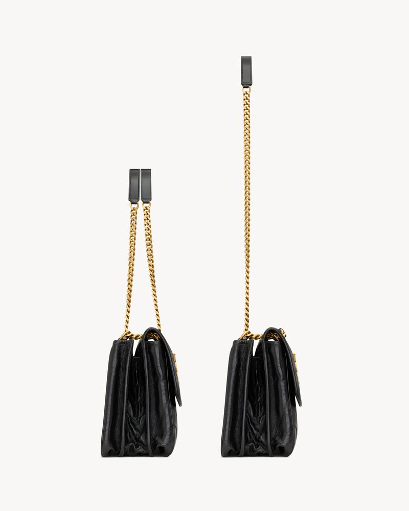 NIKI TRIPOUCH复古皮革购物袋