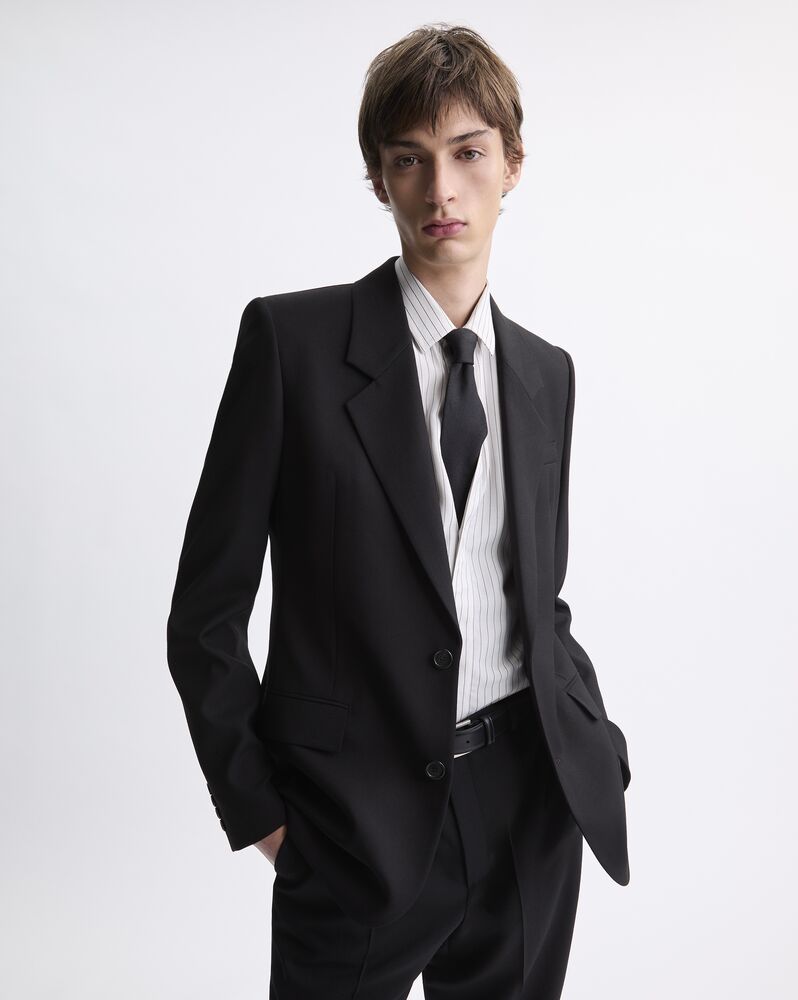 羊毛华达呢夹克