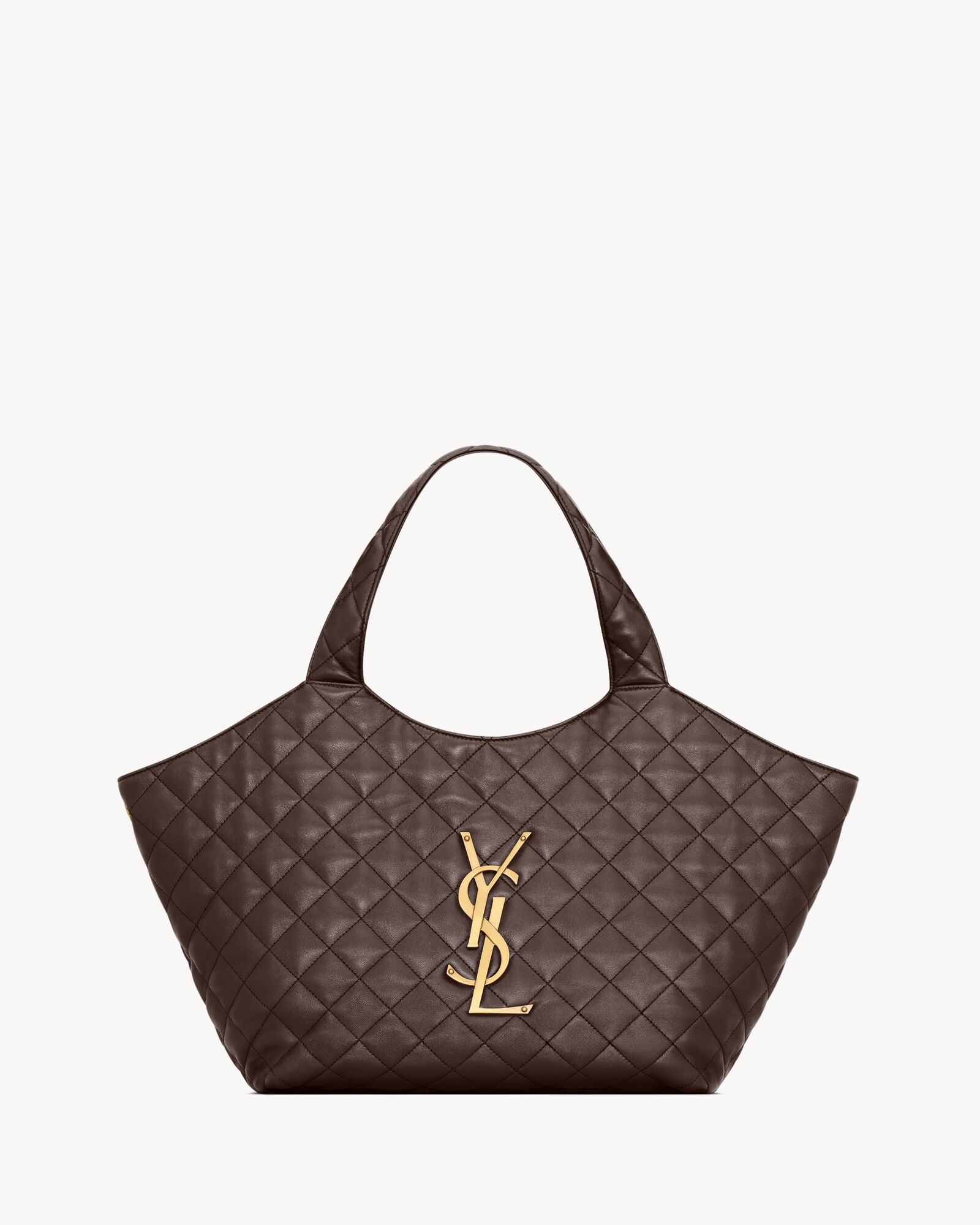 ICARE中号绗缝羊皮革手袋